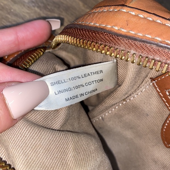 Talbots brown leather bag - Picture 5 of 11